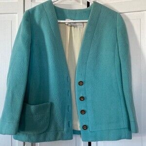 Vintage Filene’s young sophisticate (Juniors)  wool and silk pea coat - Size XS